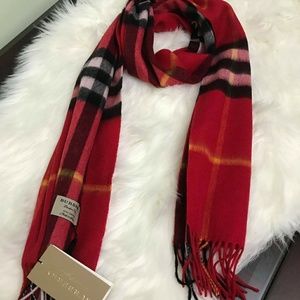 Burberry 100% cashmere scarf